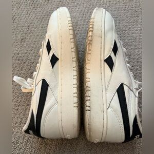 Reebok Women’s Club C Double Revenge White and Black Sneakers - Size 10